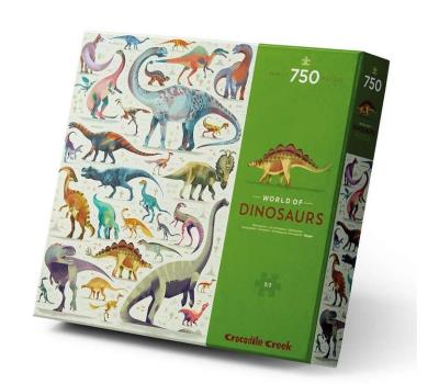 Opakowanie Puzzle 750 el. - Świat dinozaurów