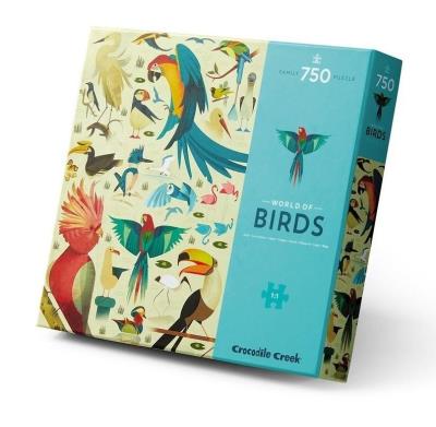 Puzzle 750 el. - Świat Ptaków. Wydawca: Crocodile Creek. SmakLiter.pl Opakowanie Puzzle 750 el. - Świat Ptaków