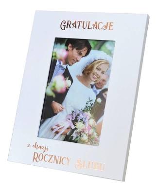 Ramka Prestige RP-008 Rocznica ślubu. Wydawca: Kukartka. SmakLiter.pl Opakowanie Ramka Prestige RP-008 Rocznica ślubu