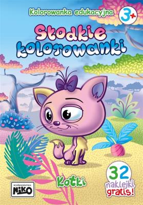 Okładka książki Słodkie kolorowanki. Kotki