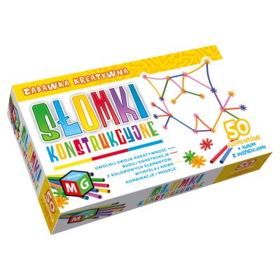 Słomki konstrukcyjne 50 elementów. Wydawca: MULTIGRA. SmakLiter.pl Opakowanie Słomki konstrukcyjne 50 elementów