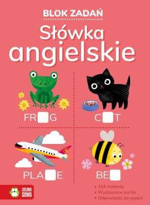 Słówka angielskie. Blok zadań. Autor: Paulina Piasecka. SmakLiter.pl Okładka książki Słówka angielskie. Blok zadań