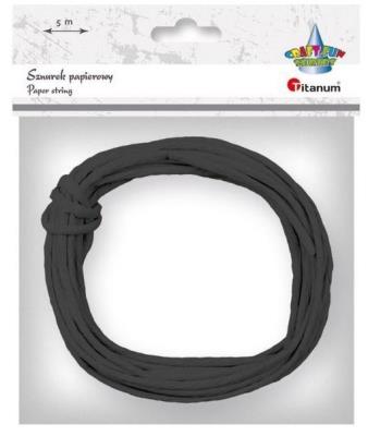 Opakowanie Sznurek papierowy 3.5mmx5m czarny