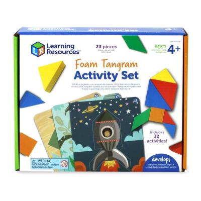Tangram, Układanka, Łamigłówka, Piankowy zestaw. Wydawca: Learning Resources. SmakLiter.pl Opakowanie Tangram, Układanka, Łamigłówka, Piankowy zestaw