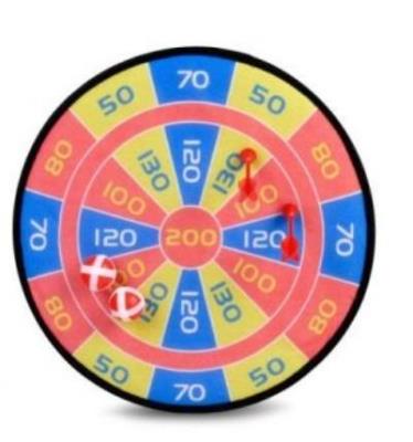 Opakowanie Tarcza z rzutkami 36cm