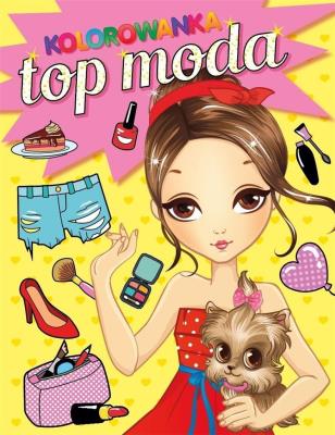 Okładka książki Top moda Mam styl. Kolorowanka