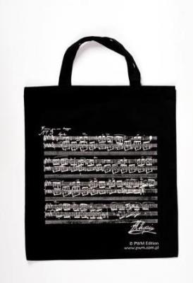 Opakowanie Torba czarna - nuty Chopina
