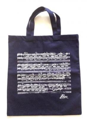 Opakowanie Torba granatowa - nuty Chopina
