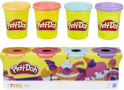 Opakowanie Tuby uzupełniające 4-pak Play-Doh