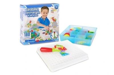 Opakowanie Układanka konstrukcyjna do wkręcania E-Edu 180 el.