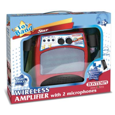 Opakowanie Wzmacniacz z 2 mikrofonami