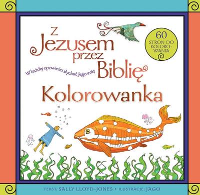 Okładka książki Z Jezusem przez Biblię. Kolorowanka
