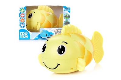 Opakowanie Zabawka nakręcana do kąpieli żółta rybka Edu&Fun