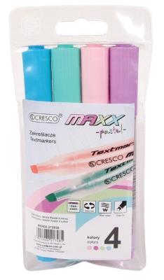 Opakowanie Zakreślacz MAXX Pastel 4 kolory
