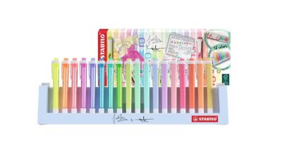 Opakowanie Zakreślacz Swing Cool + Pastel podstawka 18 kolor.