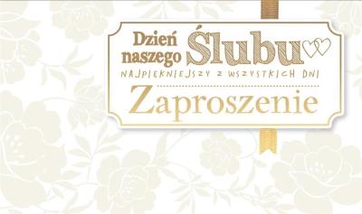Opakowanie Zaproszenie PMZ-023 Ślub (5 szt.)
