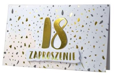 Opakowanie Zaproszenie ZP-011 Urodziny 18 (5 szt.)