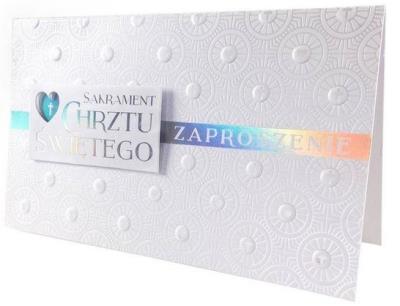 Opakowanie Zaproszenie ZP-015 Chrzest (5 szt.)