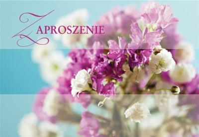 Opakowanie Zaproszenie ZZ-042 Kwiatowe (5 szt.)