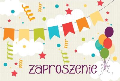 Opakowanie Zaproszenie ZZ-047 Baloniki (5 szt.)