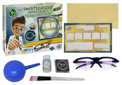 Zestaw Detektywistyczny Badanie Odcisków Palców. Wydawca: Lean Toys. SmakLiter.pl Opakowanie Zestaw Detektywistyczny Badanie Odcisków Palców