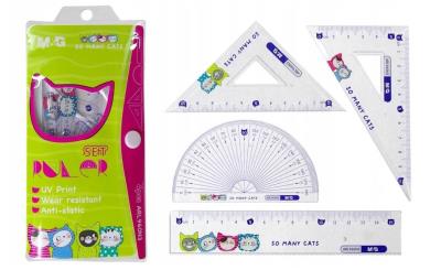 Zestaw geometryczny So Many Cats M&G. Wydawca: M&G Writing Company. SmakLiter.pl Opakowanie Zestaw geometryczny So Many Cats M&G