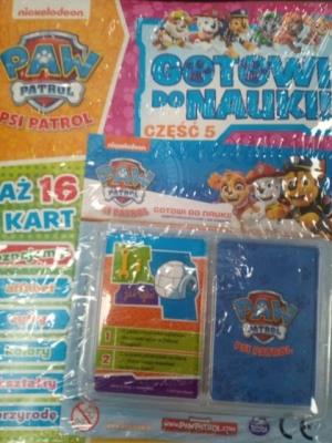 Okładka książki Zestaw. Gotowi do nauki. Psi patrol+karty
