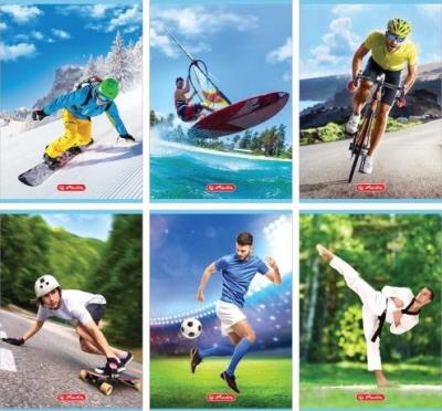 Opakowanie Zeszyt A5/16K linia Sport (10szt)