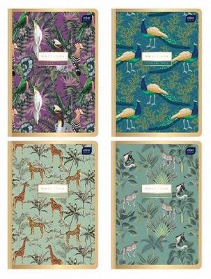 Opakowanie Zeszyt A5 60 k. kratka Metallic Gold, Interdruk