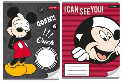 Opakowanie Zeszyt A5 w kratkę 32 kartki Minnie&Mickey 10 sztuk