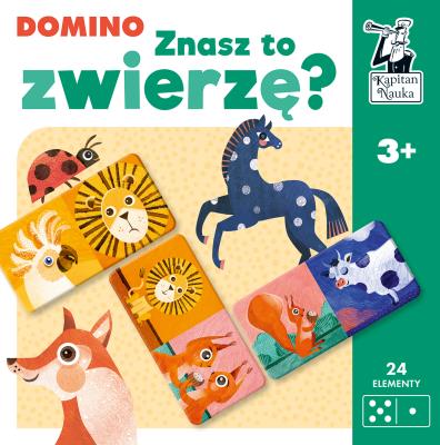 Znasz to zwierzę? Domino. Autor: JOANNA GWIS. SmakLiter.pl Okładka książki Znasz to zwierzę? Domino
