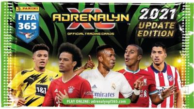 Adrenalyn XL FIFA 365 2021 Update Edition. Wydawca: Panini. SmakLiter.pl Opakowanie Adrenalyn XL FIFA 365 2021 Update Edition