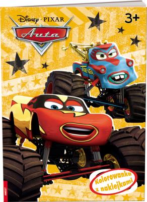 Okładka książki Auta Kolorowanka z naklejkami NA-9119
