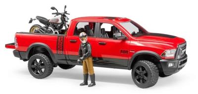Opakowanie Auto Dodge RAM 2500 Power Wagon z motocyklem