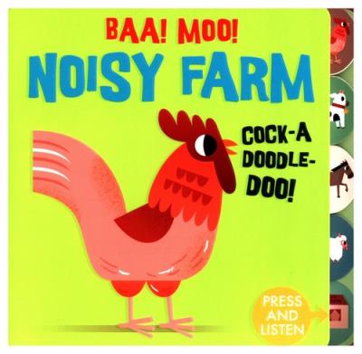 Baa! Moo! Noisy farm. Wydawca: Quarto Publishing. SmakLiter.pl Opakowanie Baa! Moo! Noisy farm