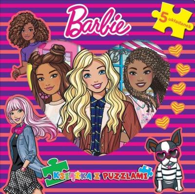 Okładka książki Barbie Książka z puzzlami