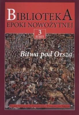 Okładka książki Biblioteka Epoki Nowożytnej 3 II/2015