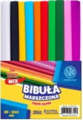 Opakowanie Bibuła marszczona ASTRA 25x200 cm mix 10 kolorów