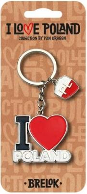 Opakowanie Brelok I love Poland Polska ILP-BRE-B-PL-08
