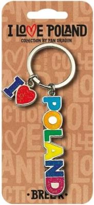 Opakowanie Brelok I love Poland Polska ILP-BRE-B-PL-09