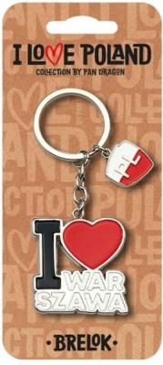 Opakowanie Brelok I love Poland Warszawa ILP-BRE-B-WAR-05