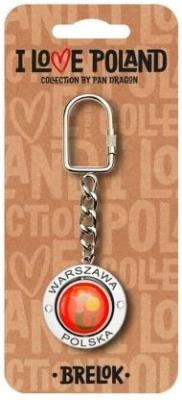 Opakowanie Brelok I love Poland Warszawa ILP-BRE-C-WAR-02