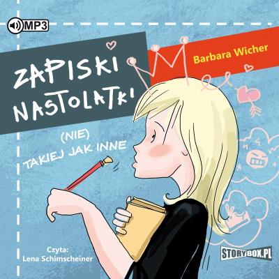 CD MP3 Zapiski nastolatki (nie) takiej jak inne. Autor: Wicher Barbara. SmakLiter.pl Okładka książki CD MP3 Zapiski nastolatki (nie) takiej jak inne