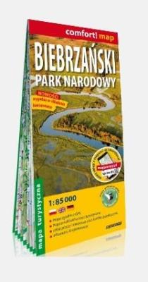 Comfort!map Biebrzański Park Narodowy 1:85 000. Autor:   Praca zbiorowa. SmakLiter.pl Okładka książki Comfort!map Biebrzański Park Narodowy 1:85 000