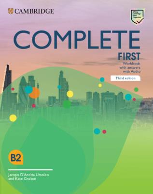 Complete First Workbook with Answers with Audio. Autor: D'Andria Ursoleo Jacopo. SmakLiter.pl Okładka książki Complete First Workbook with Answers with Audio