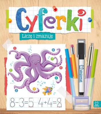 Okładka książki Cyferki. Liczę i zmazuję. Wydanie specjalne