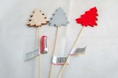 Opakowanie Dekoracja na piku - gwiazdka/choinka 27cm, Arpex ARP-200103