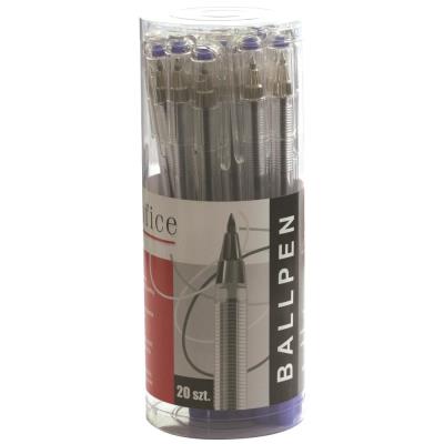 Opakowanie Długopis Profice niebieski 20 sztuk tuba