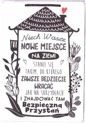 Opakowanie Dyplom - nowy dom