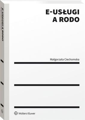 Okładka książki E-usługi a RODO